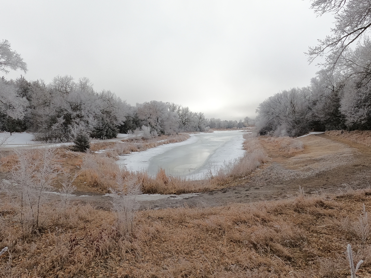 Beautiful Icy Lake
